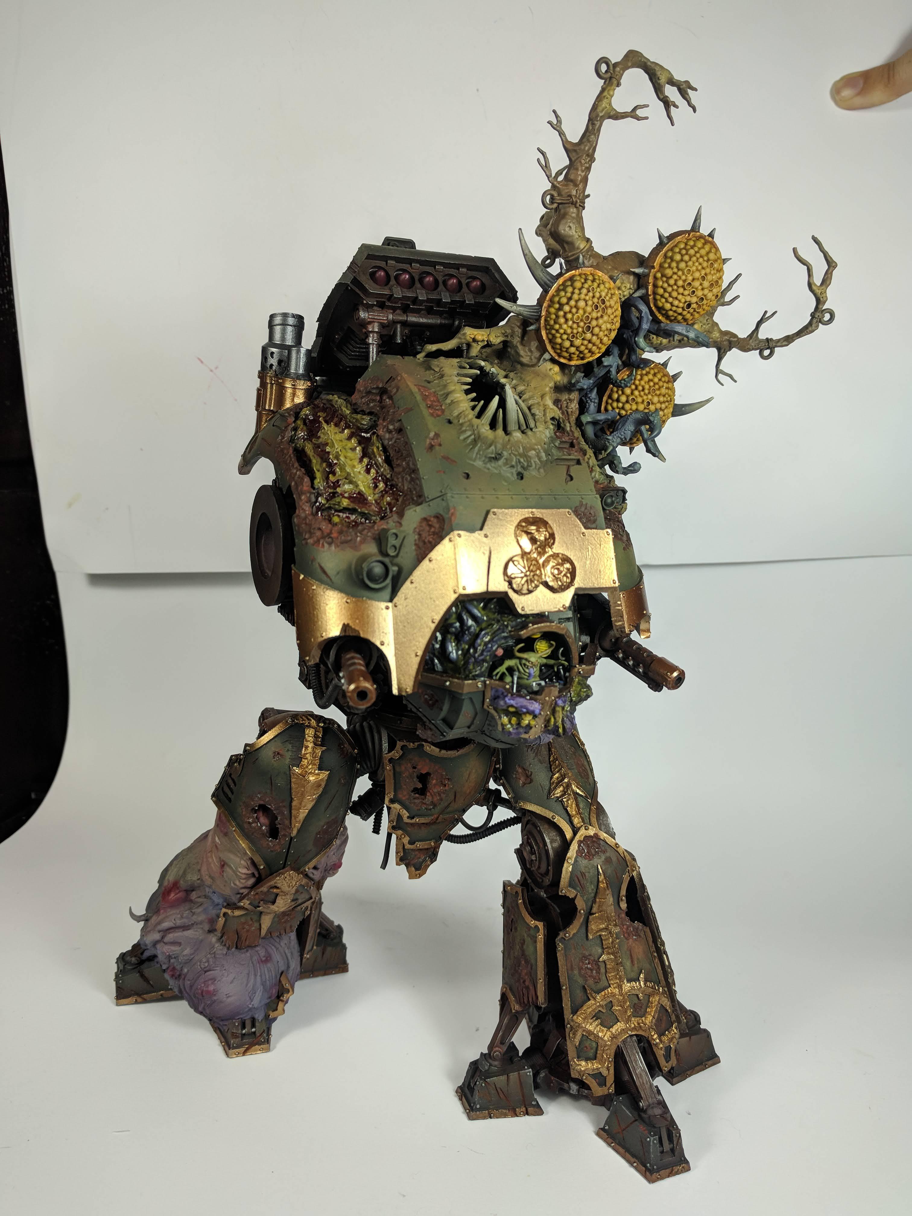 Chaos Conversion Hellforged Knight Titan Knights Nurgle